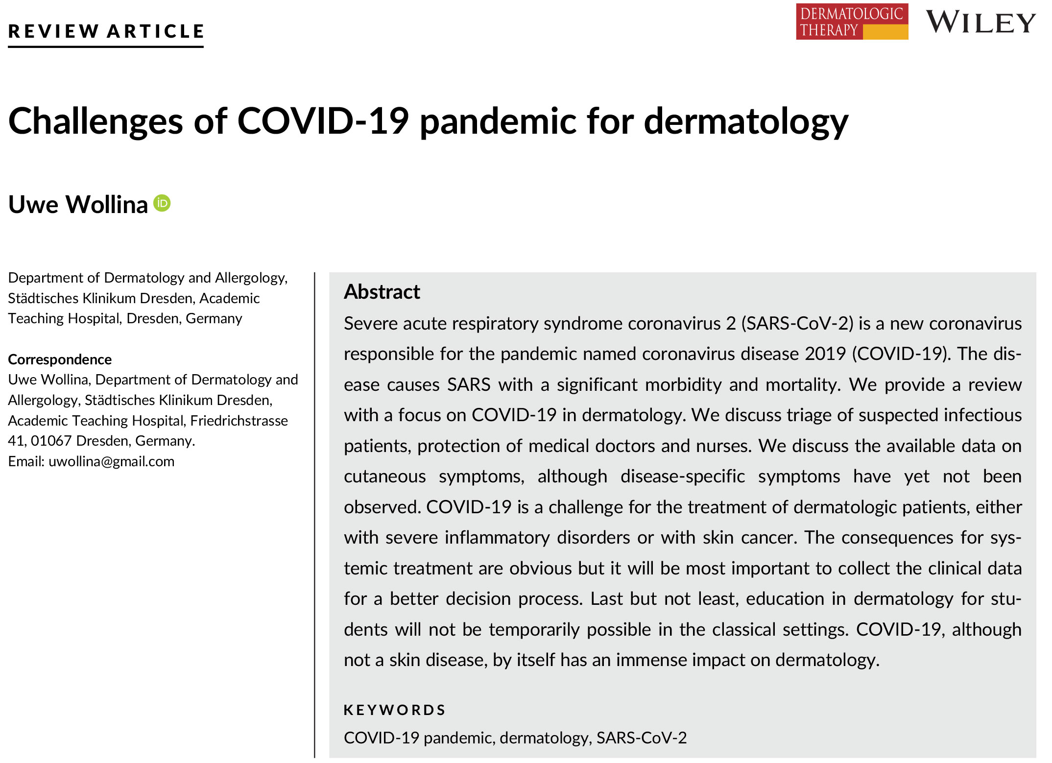 challenges-of-covid-19-pandemic-for-dermatology-prof-alessio-redaelli